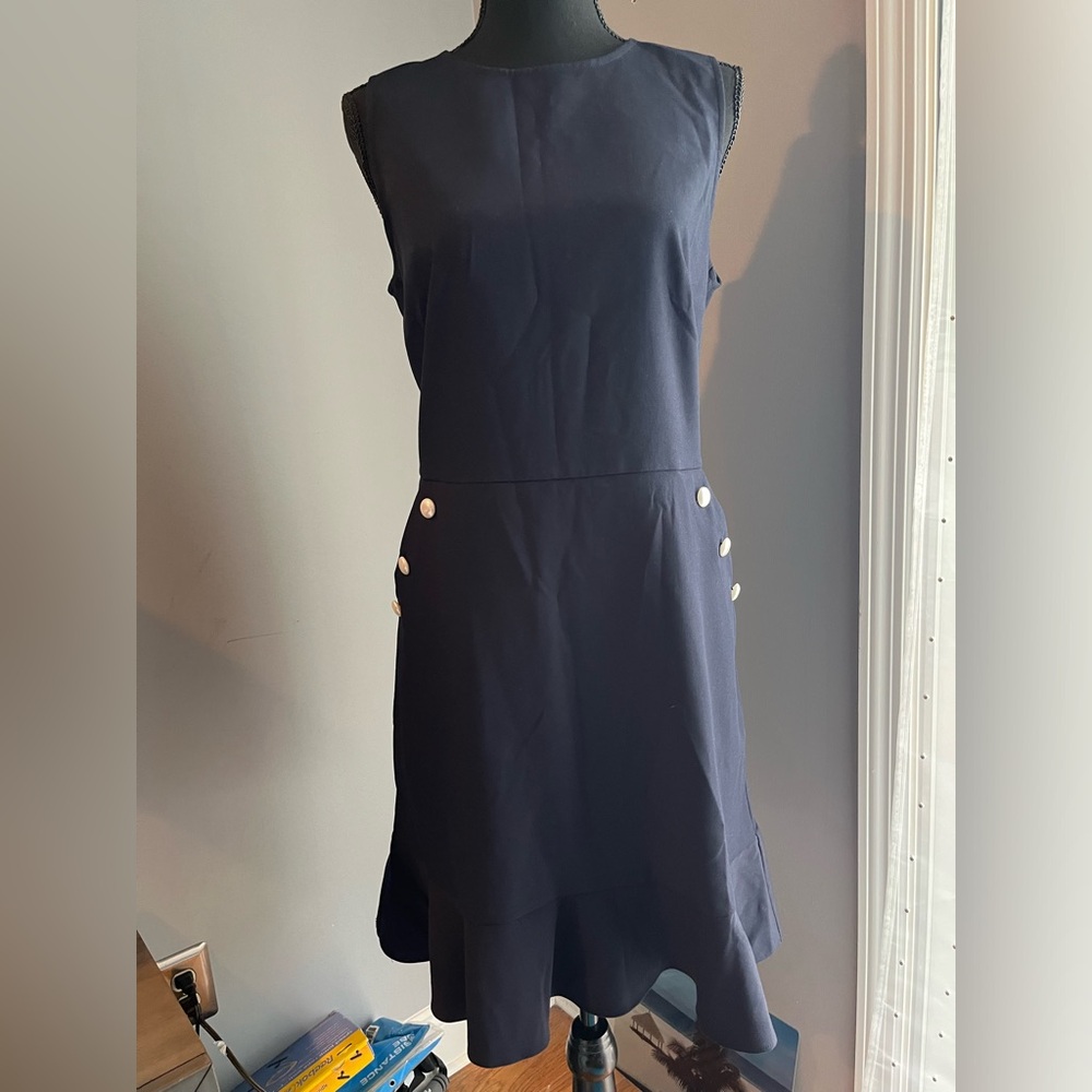 Navy Sleeveless Loft Dress
